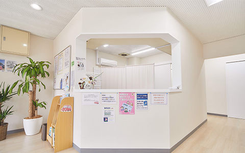 受付カウンター